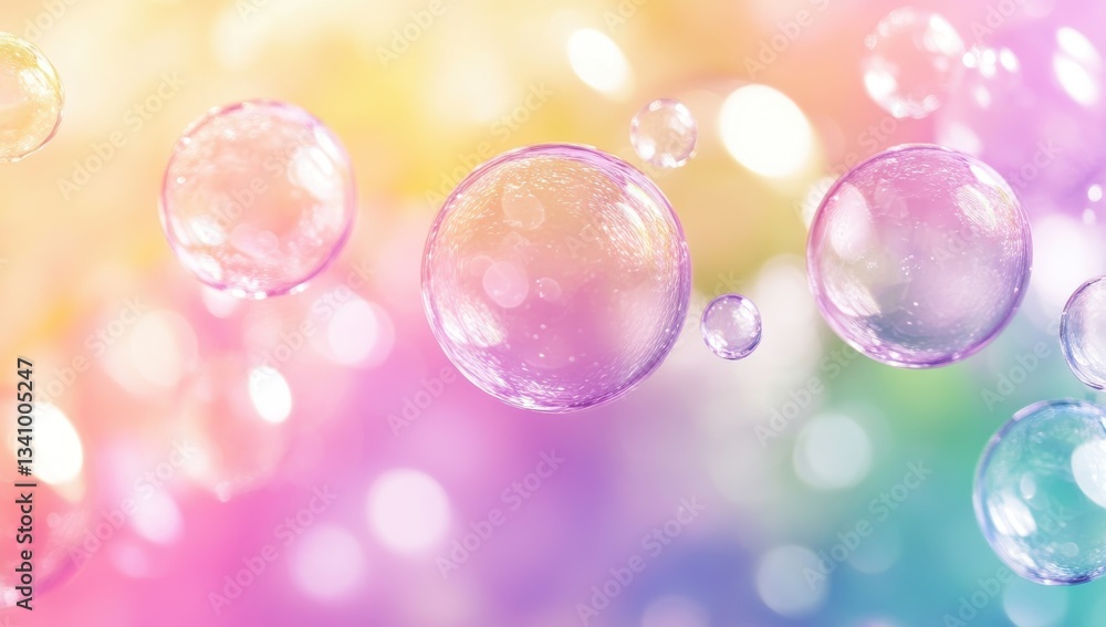 Colorful abstract background with stars and glowing bokeh lights, glittering light effect. Colorful abstract background with stars and glowing bokeh lights, glittering light effect.