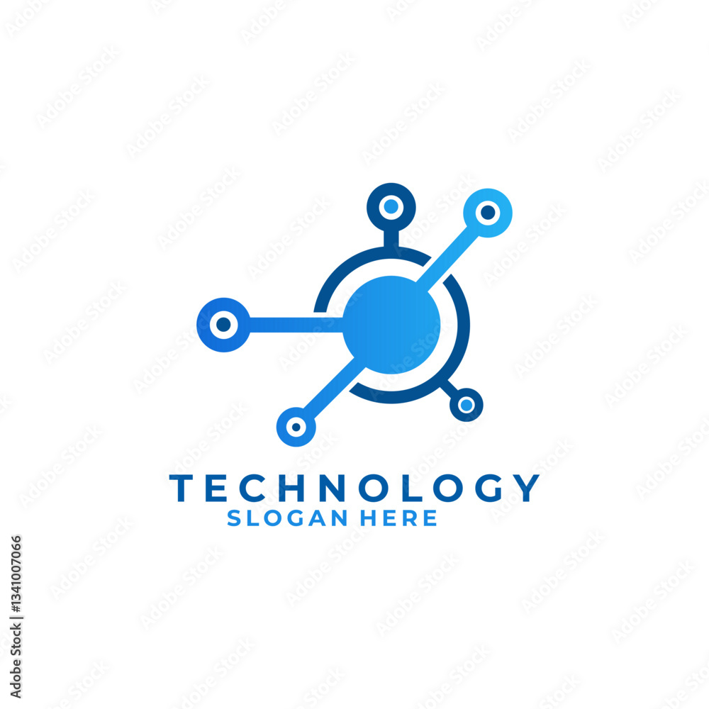Circle network logo design vector concept Circle network logo design vector concept