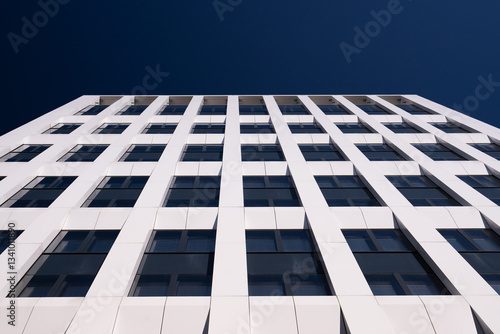 Modern architectural facade of a skyscraper