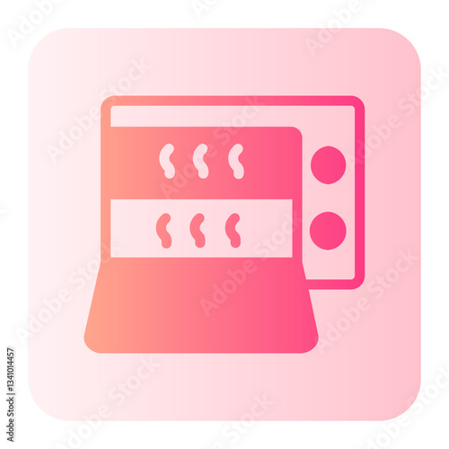 microwave gradient icon