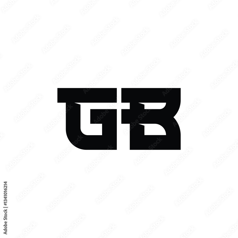 GB monogram logo design letter text name symbol monochrome logotype alphabet character simple logo GB monogram logo design letter text name symbol monochrome logotype alphabet character simple logo