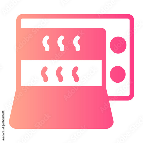 microwave gradient icon