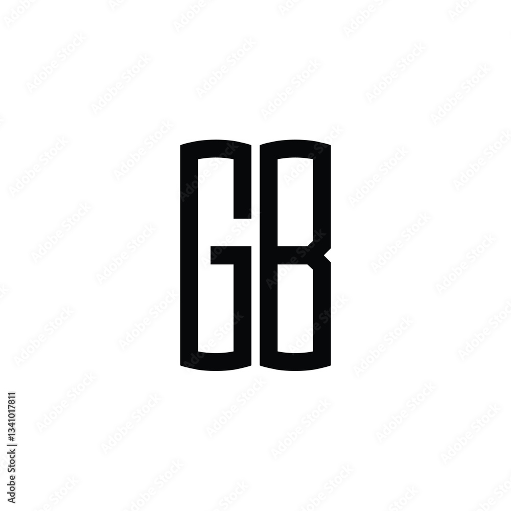 GB monogram logo design letter text name symbol monochrome logotype alphabet character simple logo GB monogram logo design letter text name symbol monochrome logotype alphabet character simple logo