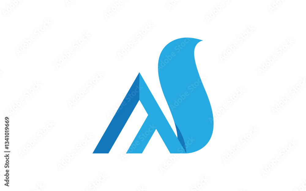 A Letter Logo Business Concept design Template v.50 A Letter Logo Business Concept design Template v.50