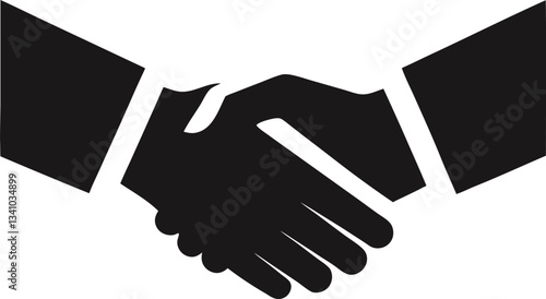 Agreement Solid Icon. Design is Suitable for Web Page, Mobile App, UI, UX and GUI design.