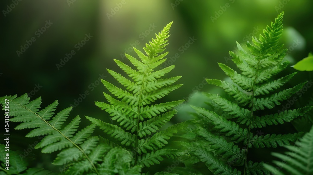 A stunning capture of vibrant green ferns set against a softly blurred background, showcasing the intricate details and textures that nature offers. A stunning capture of vibrant green ferns set against a softly blurred background, showcasing the intricate details and textures that nature offers.