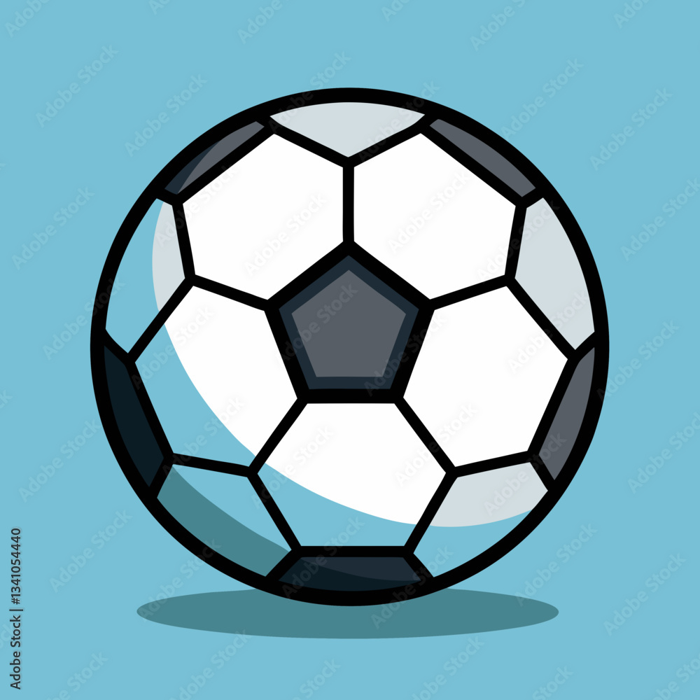 Fototapeta premium soccer ball isolated on white