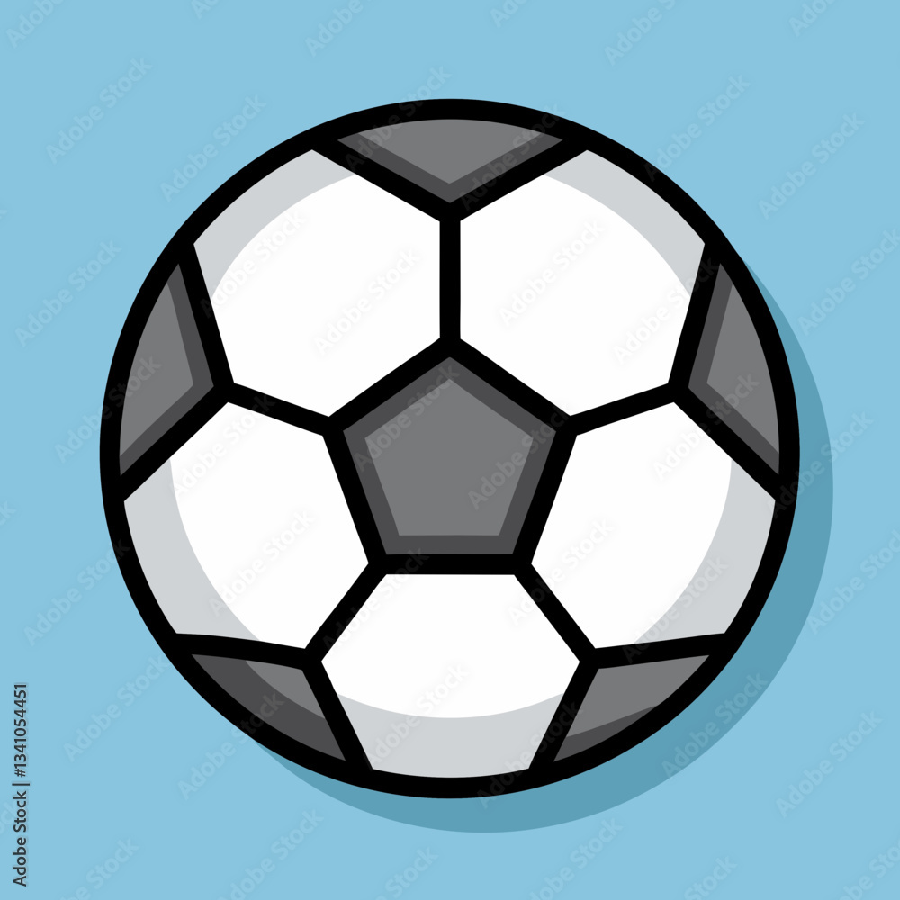 Fototapeta premium soccer ball vector illustration