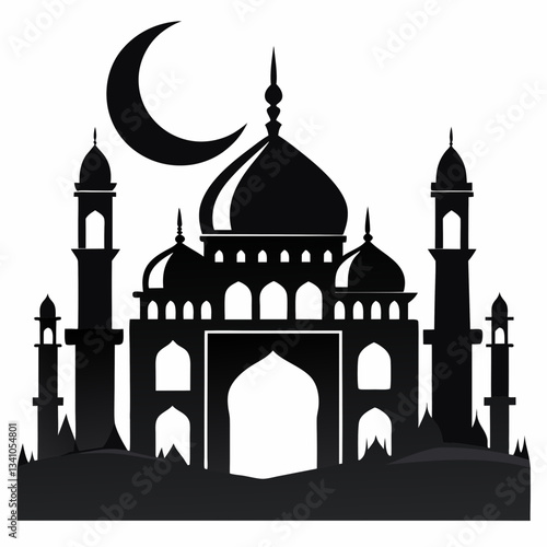 taj mahal vector