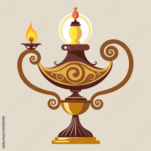illustration of a candle