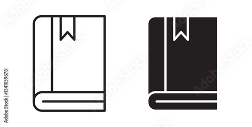 Book bookmark icons vectors graphic designs