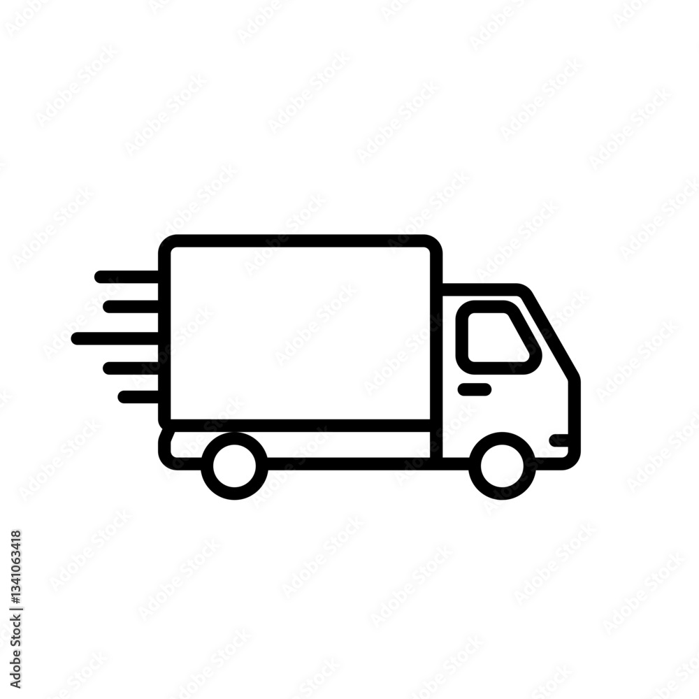delivery truck icon delivery truck icon
