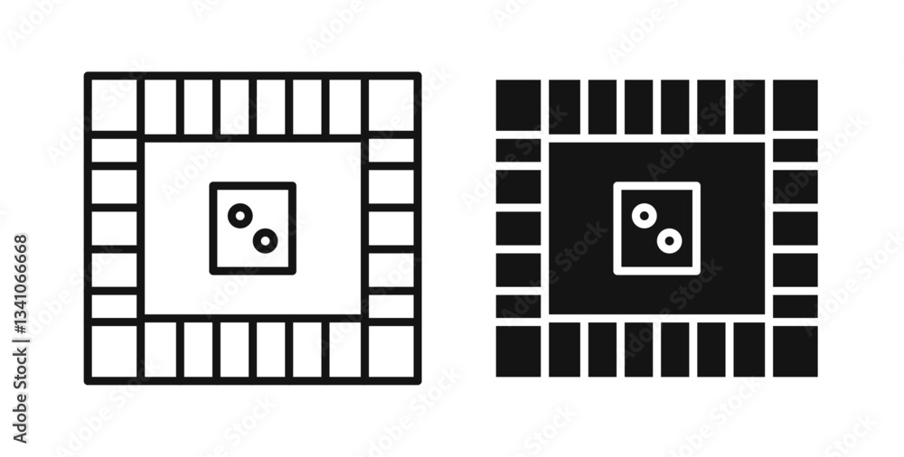 Game board icons set for website design Game board icons set for website design
