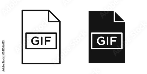 Gif icons set for website design