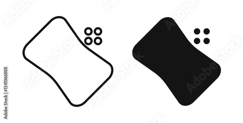 Soap icons set for website design