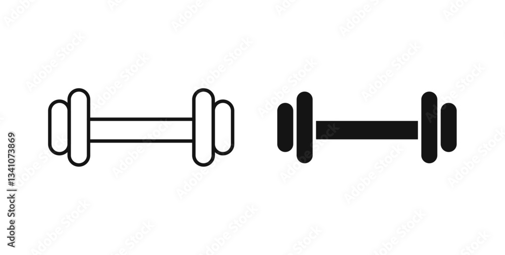 Gym icons in black fill and line style Gym icons in black fill and line style