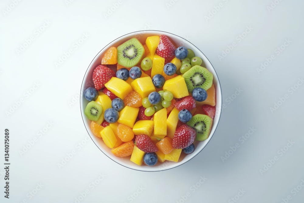 Colorful fruit salad in a bowl (1) Colorful fruit salad in a bowl (1)