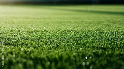 bright green grass texture, smooth football turf, seamless background, sports field feel, fresh outdoor look, even lighting, rich tones