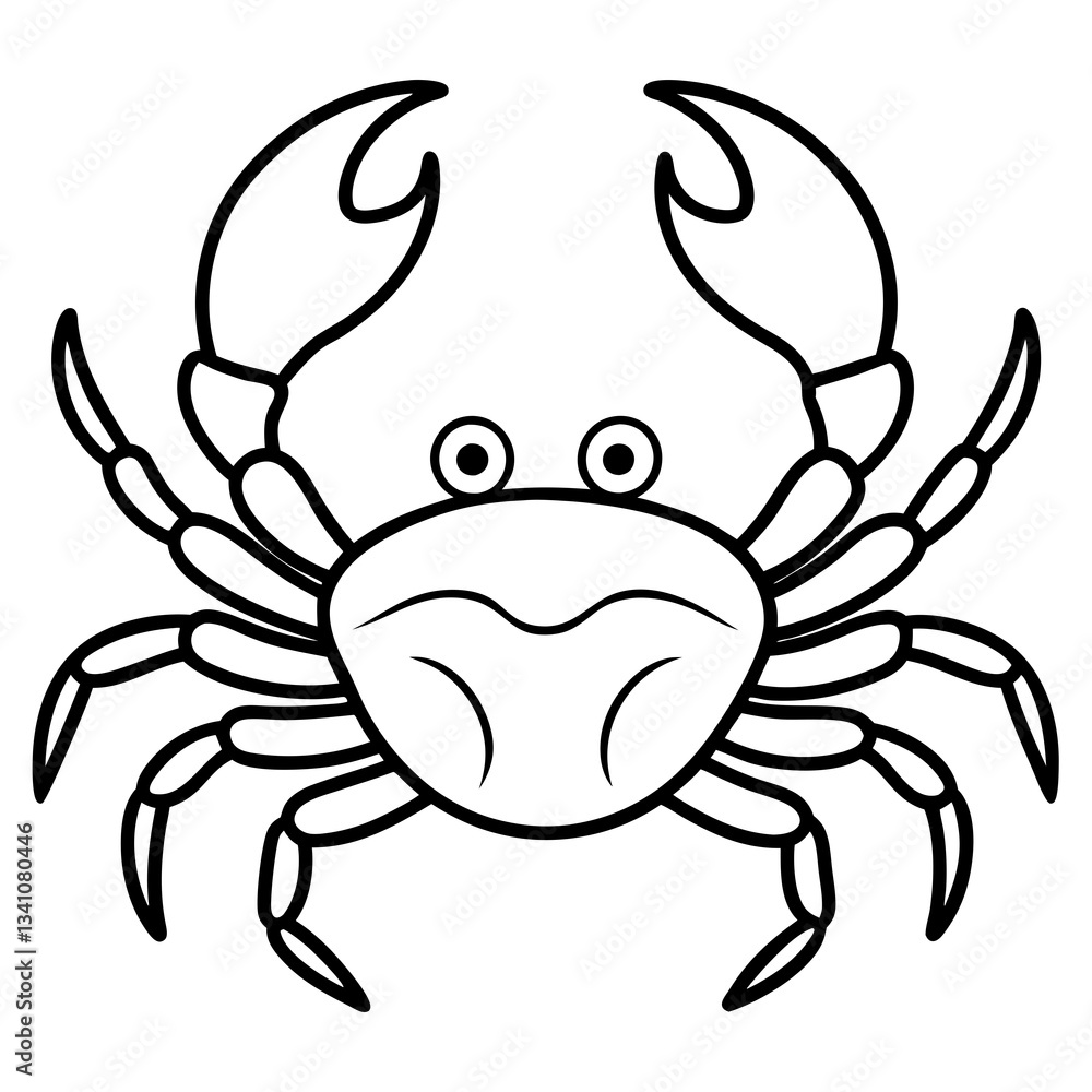 Crab Silhouette Art Crab Silhouette Art