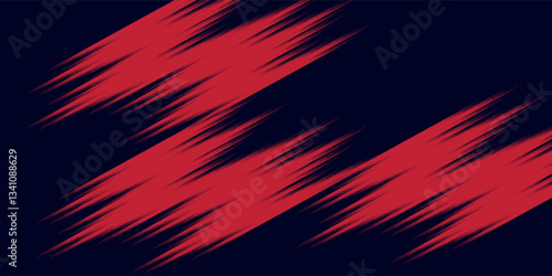 Red halftone dots blue color pattern gradient grunge texture background. Dot pop art comic sport style vector illustration.