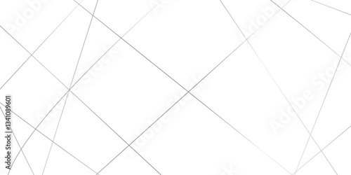 Abstract white, black line luxury background template. geometric pattern squares and triangle shape. geometric random chaotic lines background. colorful outline monochrome texture vector illustration.