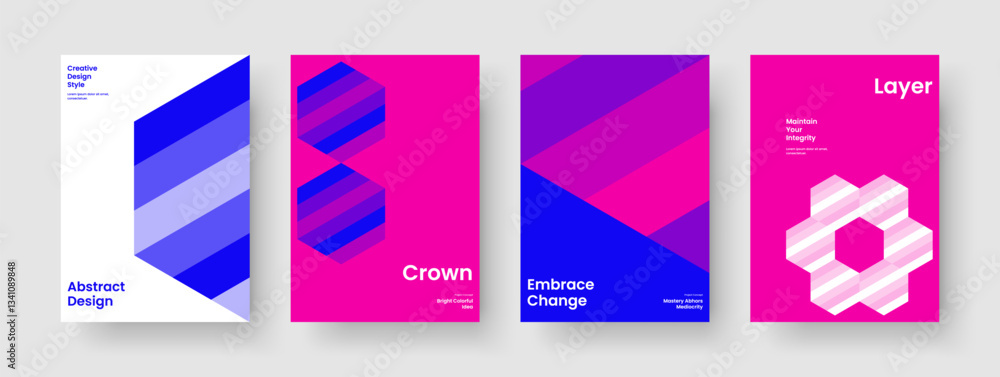 Obraz premium Abstract Poster Layout. Modern Background Template. Geometric Brochure Design. Book Cover. Business Presentation. Flyer. Report. Banner. Leaflet. Advertising. Newsletter. Journal. Handbill