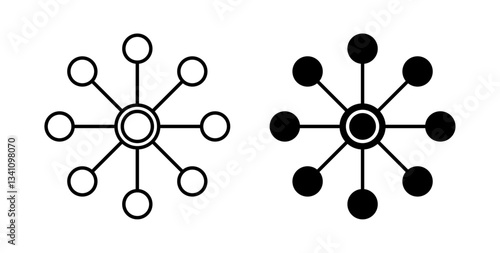 Centralized icons set for website design