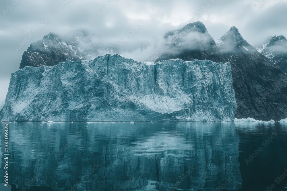 custom made wallpaper toronto digitalMajestic Glacier and Mountain Landscape