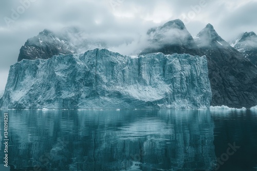 Wallpaper Mural Majestic Glacier and Mountain Landscape Torontodigital.ca