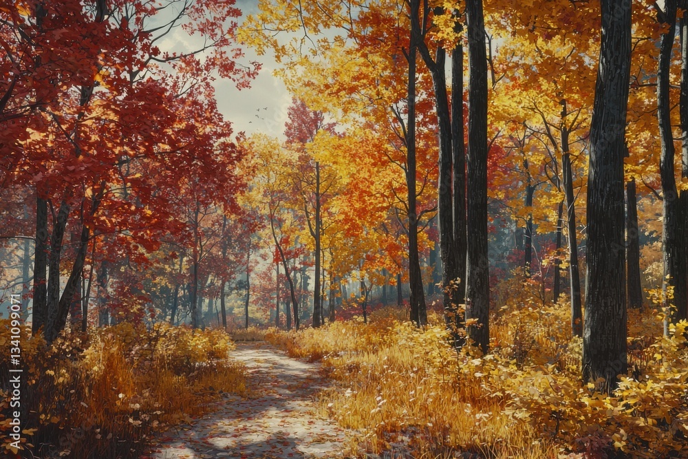 Autumn Forest Path Autumn Forest Path