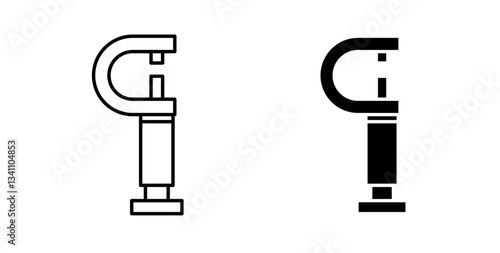 Micrometer icons set for website design