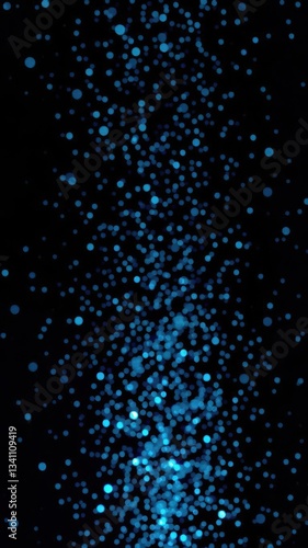 Abstract background of scattered blue dots on dark backdrop, scattered,texture,point