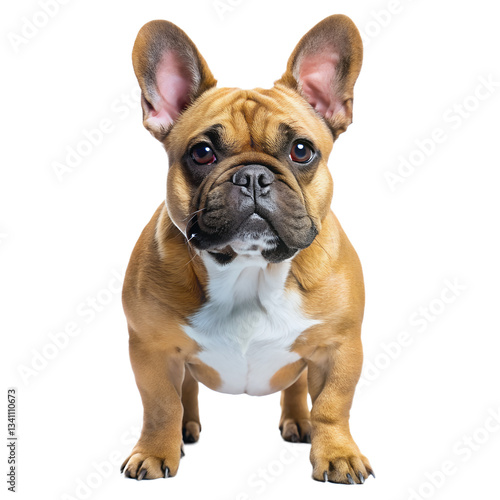 french bulldog isolated on transparent  