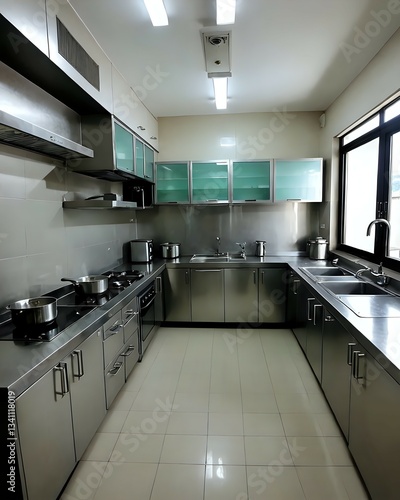 Wallpaper Mural modern kitchen interior Torontodigital.ca