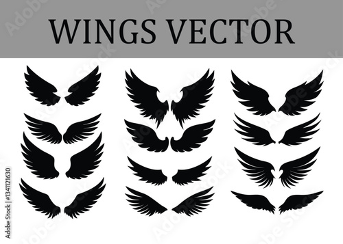 Elevate Your Designs to New Heights with Our Exclusive Wings Vector Set – Featuring Elegant, Dynamic, and Artistic Wing Designs Perfect for Every Creative Project.