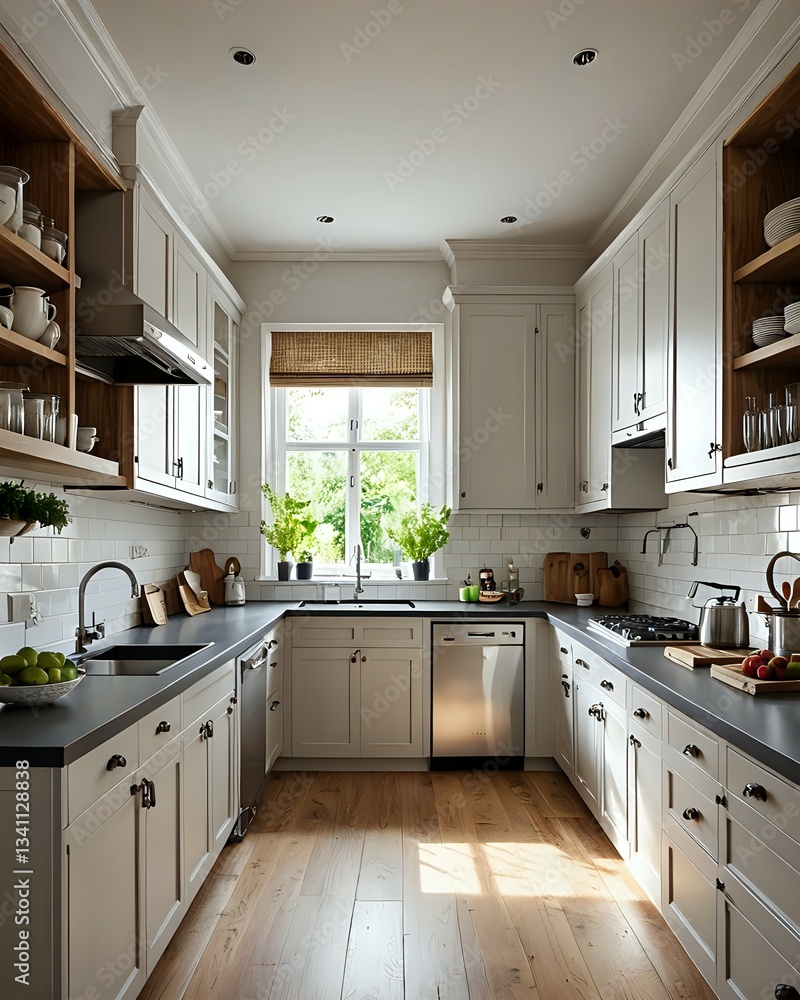 Fototapeta premium modern kitchen interior