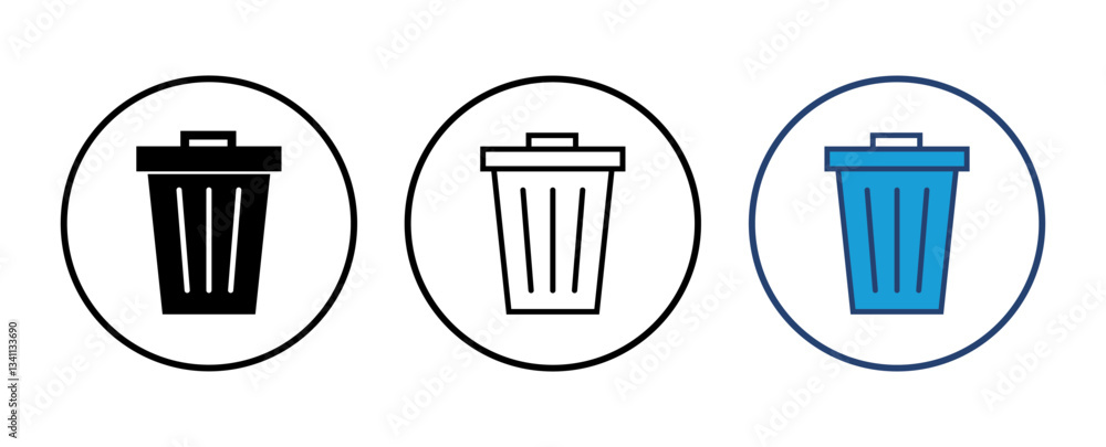 Trash icon vector. trash can icon. delete icon vector. garbage Trash icon vector. trash can icon. delete icon vector. garbage