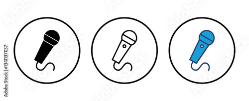microphone icon vector. karaoke icon vector