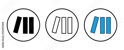 Library icon vector. education icon vector