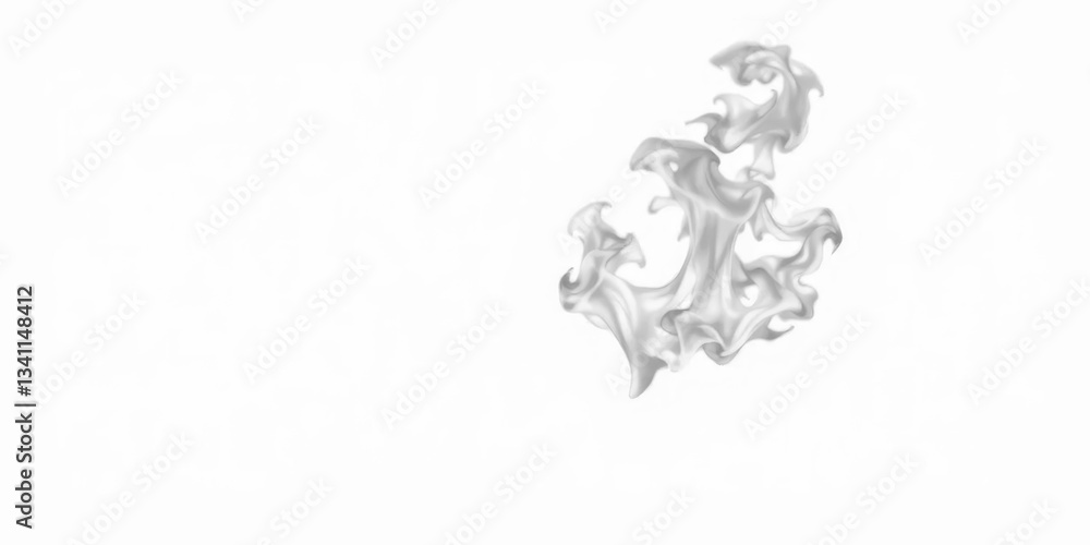 custom made wallpaper toronto digitalFiery orange and yellow flames isolated on pure white background, image, effect