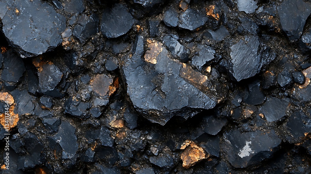 Dark, rough rock texture closeup Dark, rough rock texture closeup