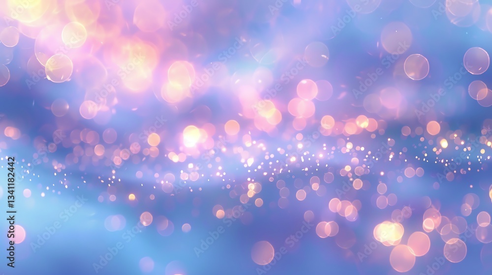 A soft, abstract background with light blue and pink hues and sparkling lights. A soft, abstract background with light blue and pink hues and sparkling lights.