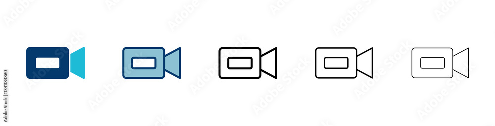 Video camera icon vector isolated on white background. Video camera vector icon. Camera Icons. Movie Sign. Cinema Video camera icon vector isolated on white background. Video camera vector icon. Camera Icons. Movie Sign. Cinema