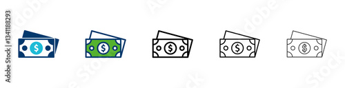 Wallpaper Mural Money icon vector isolated on white background. Money vector icon. Dollar icon Torontodigital.ca