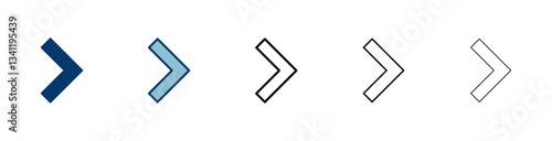 Arrow icon vector isolated on white background. Arrow symbol. Arrow vector icon