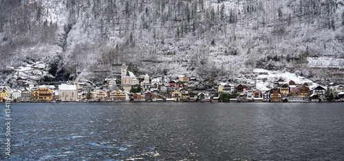 Hallstatt on snow