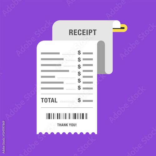 Thermal Receipt Printing from Terminal with Dollar Signs and Barcode