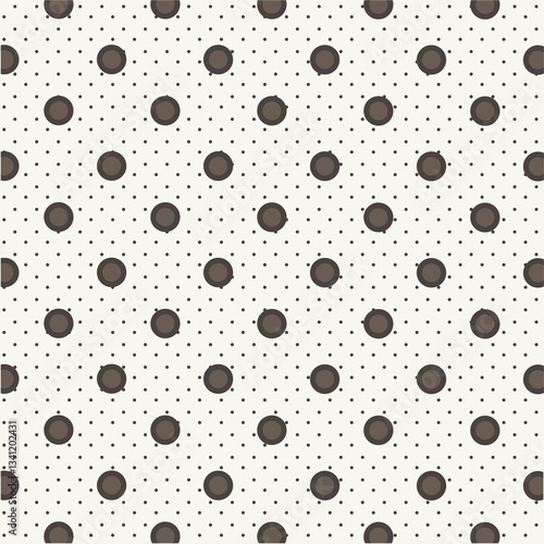 seamless pattern with polka dots