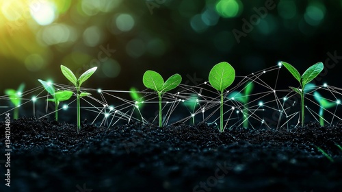 AI-driven icons for data analysis are being utilized in future agriculture to increase efficiency and implement sustainable digitized harvesting concepts