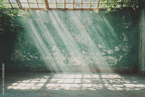 An abandoned building, illuminated by sunlight, presents a unique opportunity for photographers interested in architecture and urban exploration photo